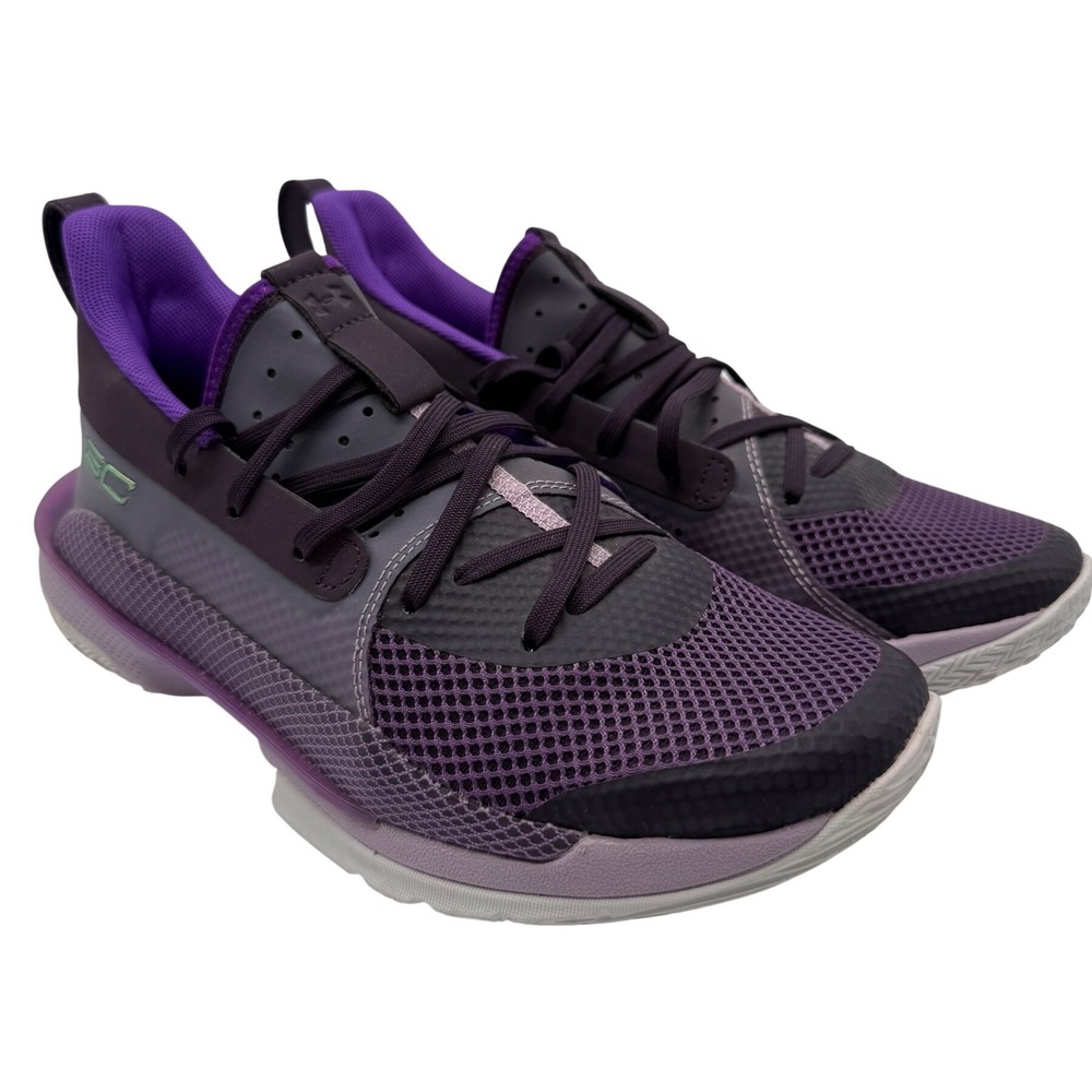 Under Armour Curry 7 International Womens Day Purple Basketball Shoe 3023302-500